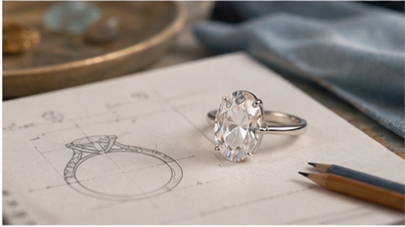 Illustrative engagement ring planning image for Oval Engagement Rings: What To Know Before Choosing One